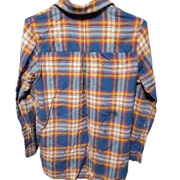 Women's Plaid Button Down Shirt - Picture 2 of 2